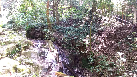 桃尾の滝　奈良県観光