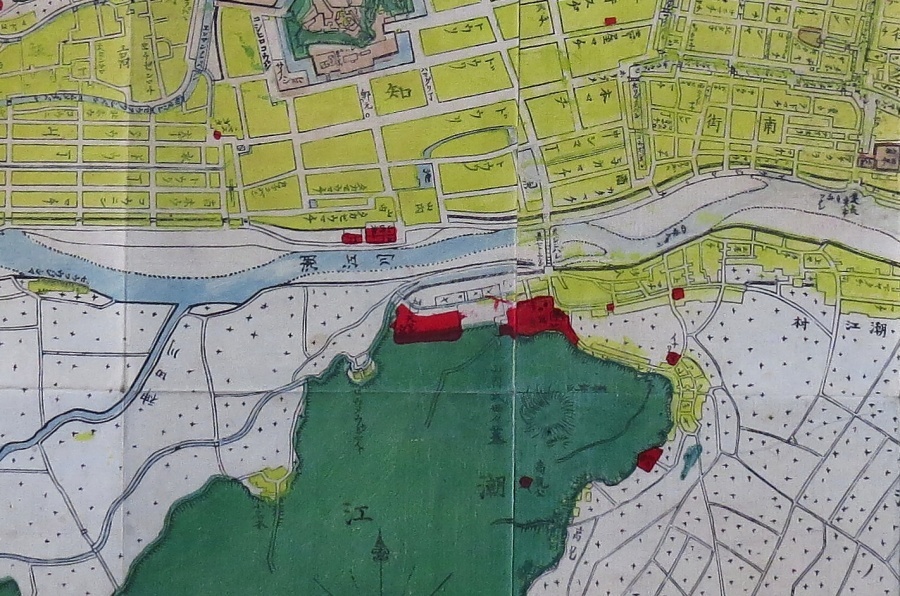 明治11年高知市地図