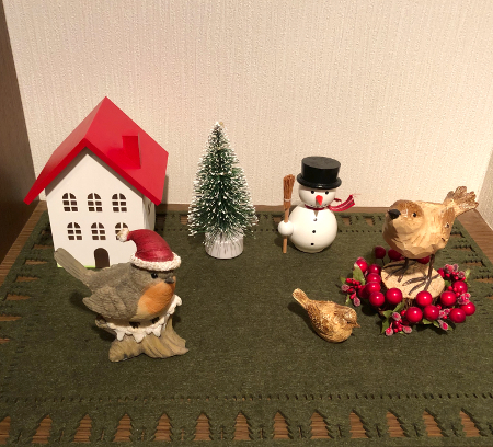 クリスマスの飾りつけ - 怒りん坊のオカメインコ と 食いしん坊の