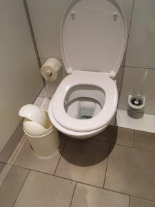 おトイレの便座が残念でした